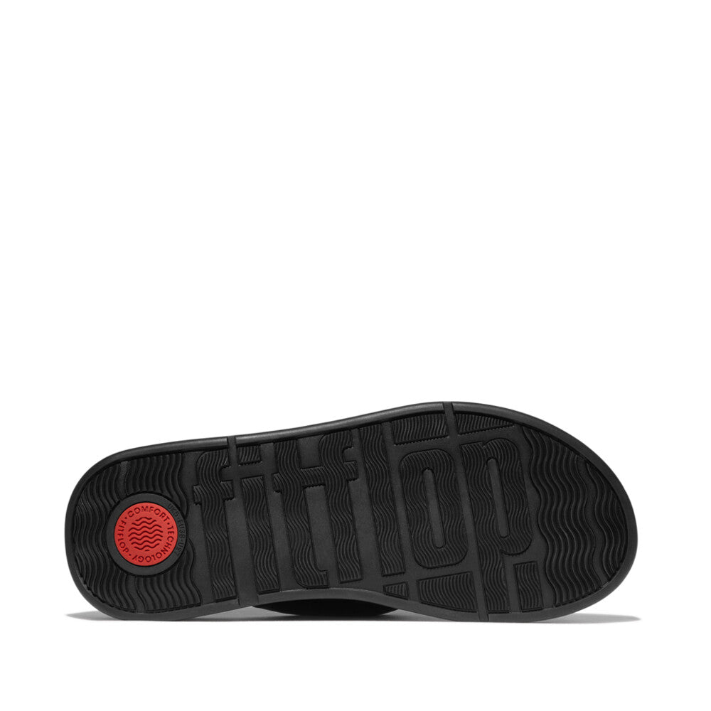 Fitflop F-Mode Soft Leather Knot Toe-Post Black